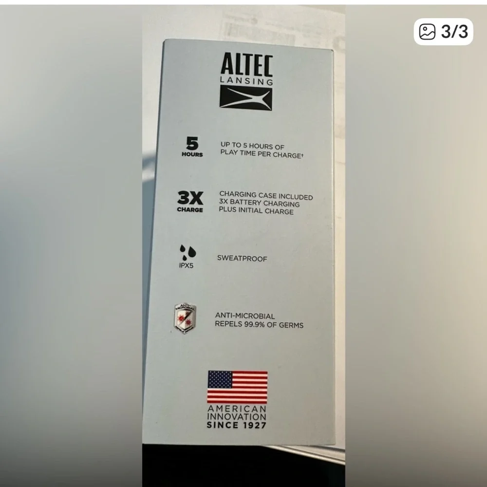 🎧 Altec Lansing NanoBuds 2.0 True Wireless Earbuds Bluetooth IPX5 Sweatproof NWT